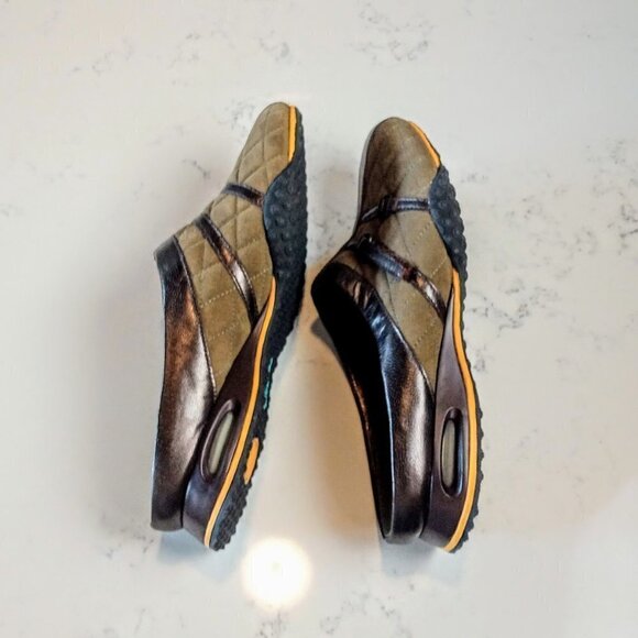 Cole Haan Nike Air Suede Leather Trim Mules - Picture 5 of 7